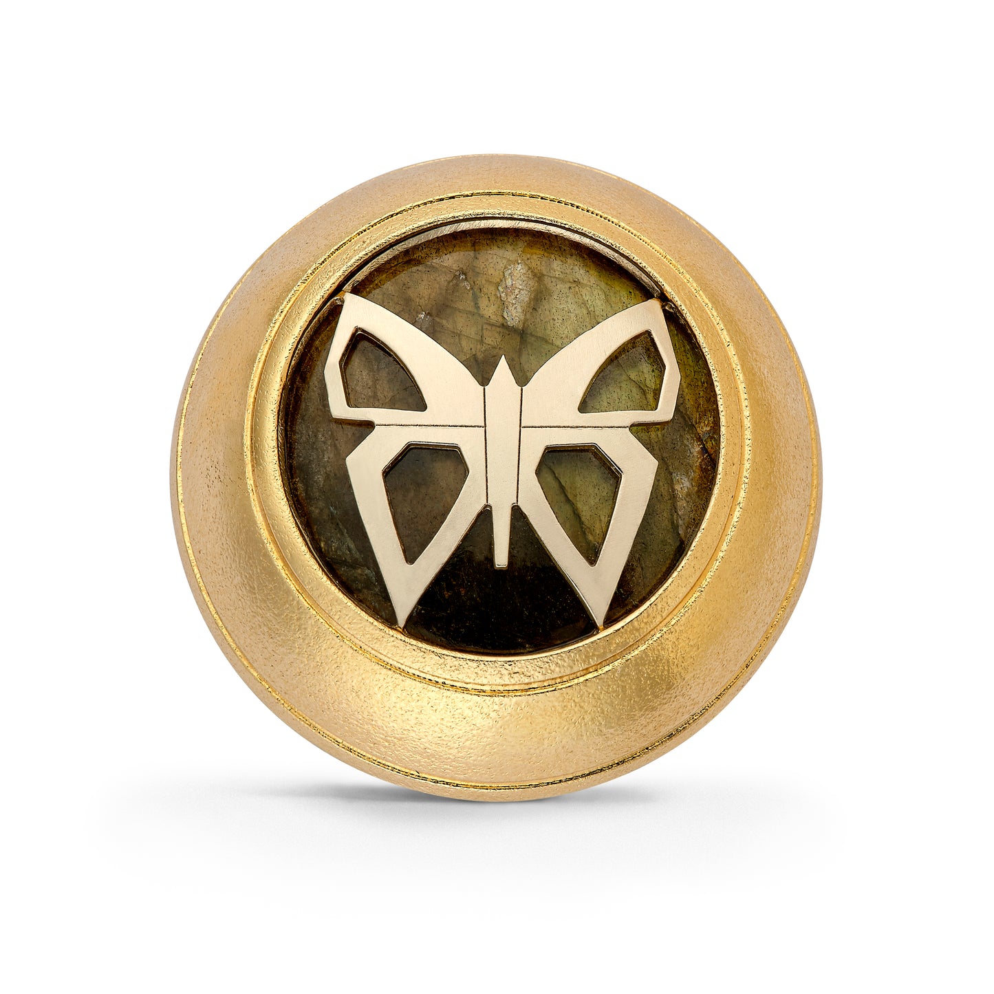 Broche "Révélation" - Papillon/Labradorite