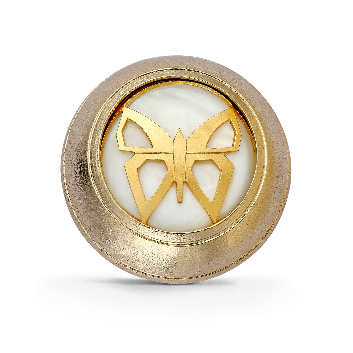 Broche "Révélation" - Papillon/Nacre